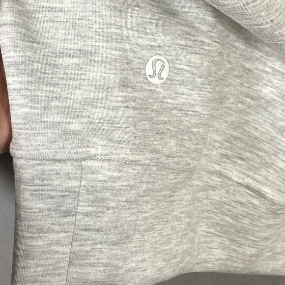 Lululemon Light Gray Large Smooth Spacer Pullover Hoodie - Picture 4 of 8